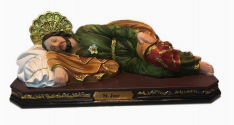 Sleeping St. Joseph  - PLATFORM    (12″ x 5.25" x 4.5")